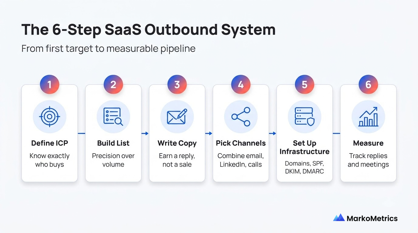 6-Steps SaaS Outbound System